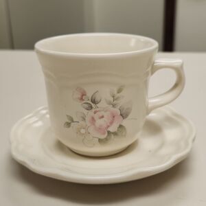 Pfaltzgraff Tea Rose Cup and Saucer VINTAGE